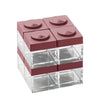 Modulaire opbergdozen BrickStore van Omada kruidenpotje rood