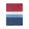 Deken Malie van Remember in rood blauw en wit opengevouwen