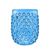 Waterglas uit kunststof in cobalt blauw Hobnail van Abode.