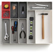 Lade organizer set van 10 stuks gevuld met werk materiaal