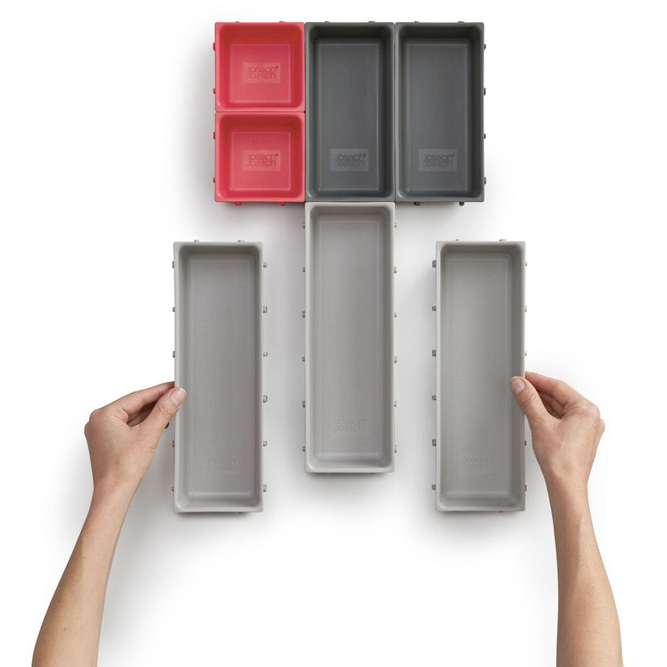 Lade organizer set van 7 stuks worden samengeklikt