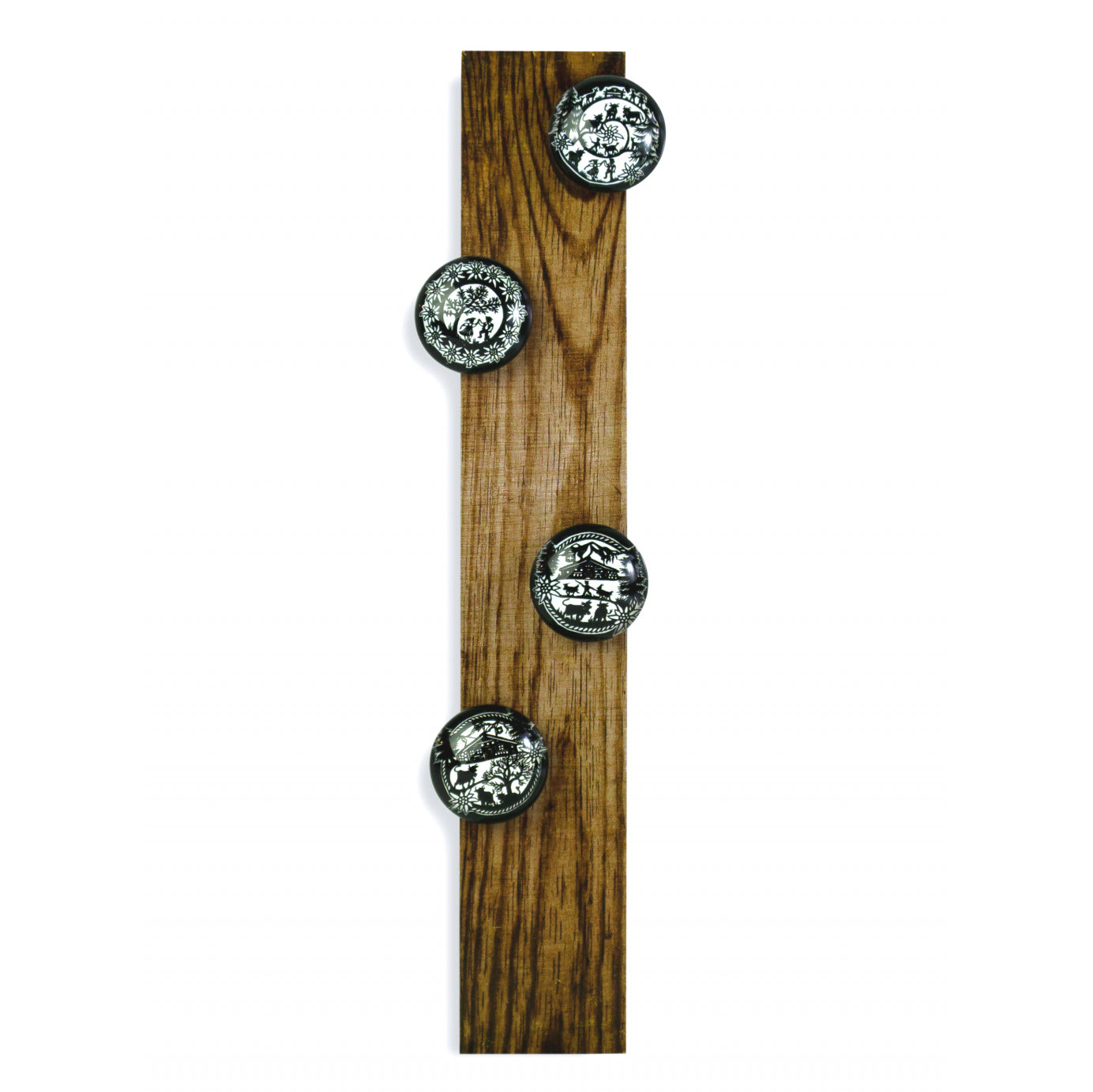 Magneetstrip in hout motief met Zwitserse magneten