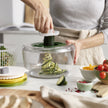 Multi-prep salade voorbereiding set van 4 stuks van Joseph Joseph courgette slierten maken