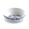 Bowl in blauw-wit kunststof Edge Matte Azul van Abode.